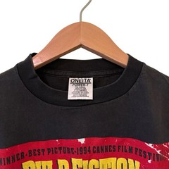 Vintage PULP FICTION REPRINT 1994 Movie Promo Uma Thurman T-shirt Size Large