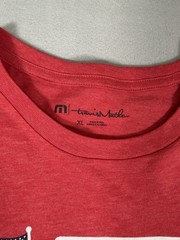 TRAVIS MATHEW MENS PLEDGE TO BEER USA RED T SHIRT SIZE XL