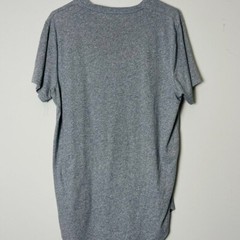 Hollister Shirt Men’s Large Gray Curved Hem Casual Outdoorsy Minimalist Plain