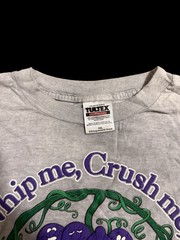 Vintage 90s J Bates Whip Me, Crush Me, Make Me Wine Grape Tee