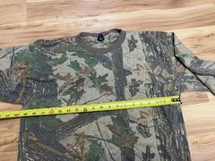 Vintage Ace Sportswear Shirt Mens L Camo Mossy Oak Long Sleeve Hunting USA 90s