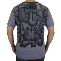 WEED Ganesha Ringer T-Shirt Men Ganapati Ganesh Hindu Yoga Hippie Bohemian WE01
