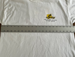 Vintage 2005 uShip eBay Live! San Jose Promo T-Shirt Large Gildan White Tech Tee