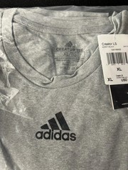Adidas Creator LS Grey T-Shirt XL New with Tags Multicolor Men’s Casual Shirt