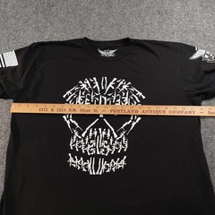 We The People Holsters Mens T-Shirt Large Black Gun Skull Rifle Patriotic Tee