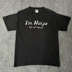 Vintage 2004 Fashion Victim I’m Ninja Graphic T-Shirt