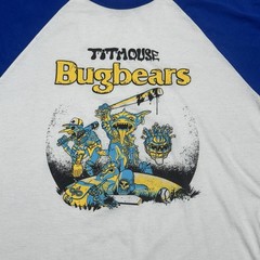 Titmouse Animation Bugbears Promo Baseball Raglan 3/4 Sleeve Men’s T-Shirt Sz L
