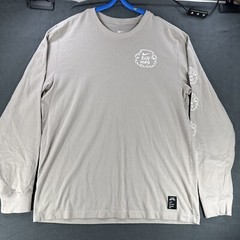 Nike Dri Fit Cold Air Warm Lungs Nathan Bell AIR Long Sleeve Size Large Tan