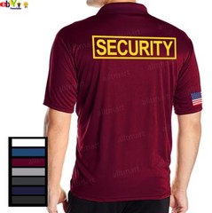 NEW MEN’S PRINTED GRAPHIC DESIGN SECURITY DRIFIT GIFT ATHLETIC SPORTSWEAR POLO