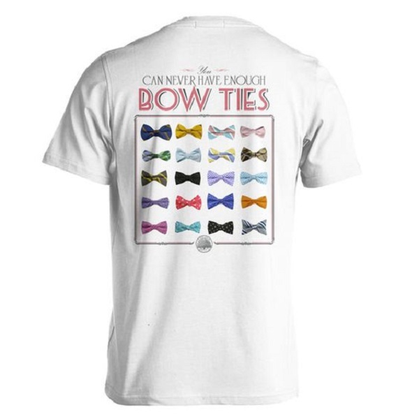 Live Oak Brand Short Sleeve T-Shirt You Can Never Have Enough Bow Ties X-Large