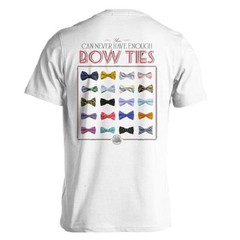 Live Oak Brand Short Sleeve T-Shirt You Can Never Have Enough Bow Ties Small New