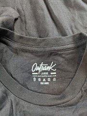 Outrank T-Shirt Men’s L Black Graphic Print Leaders NWT