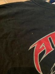 Avirex Varsity Black w/ Red Shirt w/ Cougar Panther Cat Adult XL