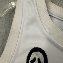 Scream Movie Ghostface Jersey Men’s XL Basketball Headgear Classics Embroidered