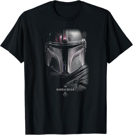 Star Wars The Mandalorian Dark Portrait T-Shirt Size S – 5XL