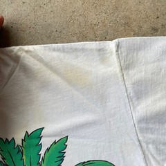 Vtg 90s Disney Mickey Mouse Sunset Double Sided Big Print Tshirt Single Stitch