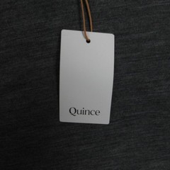 Quince Shirt Mens XL Gray 100% Merino Wool Cold Weather Base Layer Crew NWT