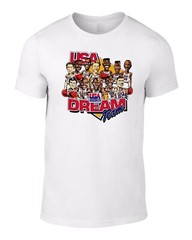 1992 Dream Team Big Head Style T-shirt