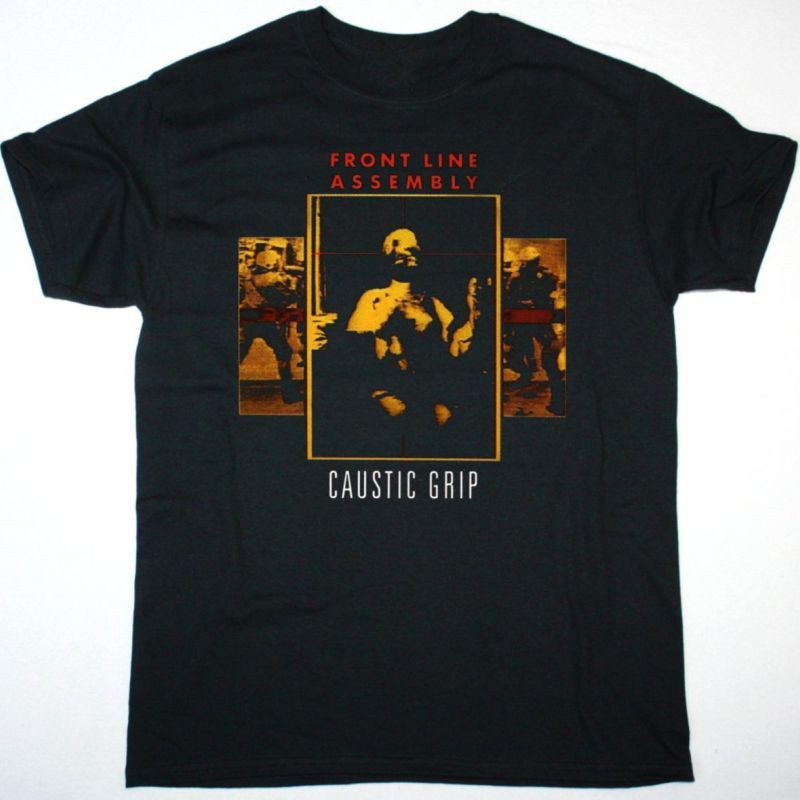 Front Line Assembly Caustic Grip T Shirt Black All Size S-5XL AL1133