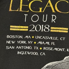 Marc Anthony Shirt Concert Band Tour Latin Hip Hop Jazz Unisex Sz XL Black 2018