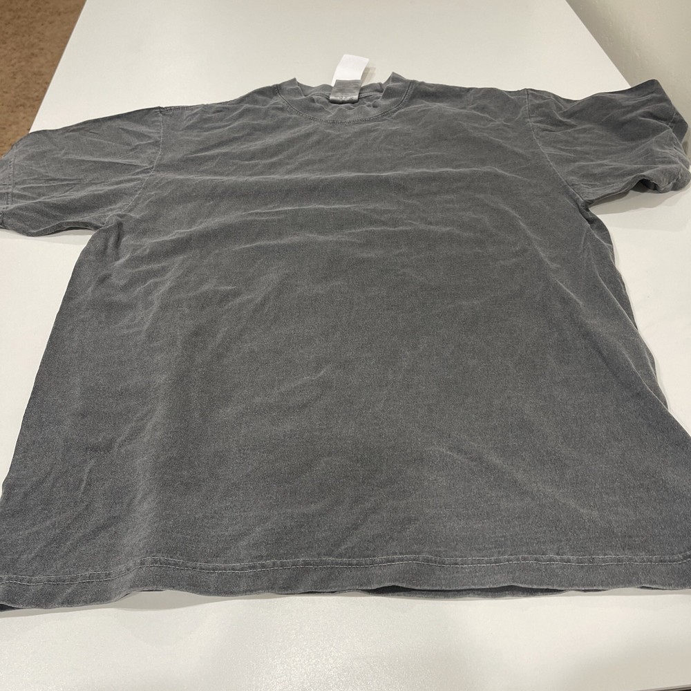 Shaka Wear Max Heavyweight Garment Dye Charcoal T-Shirt L