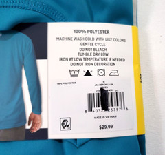 REEL LIFE Men’s Long Sleeve UV Tee Size M Green UPF 50+ NWT
