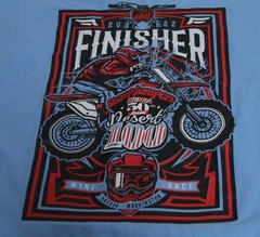 Gildan Heavy Cotton Youth S T-Shirt 2022 Desert 100 Finisher Motocross T537