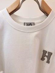 Hermes Men’s white round-neck short-sleeved shirt