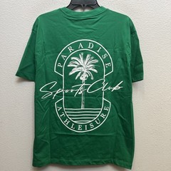 NEW Free Planet Men’s Green T-Shirt Relaxed Fit Short Sleeve Crew Neck NWT Large