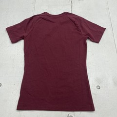 Tailored Athlete Shirt Mens XS Red Muscle Fit Stretch Tee Tagless Basic Crewneck