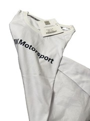 Genuine BMW Motorsport Fan Men’s T-Shirt – White- Size Large 80302207853
