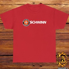New SCHWINN Bicycle Logo Black/Sport Grey/White/Navy/Red T-Shirt S-5XL