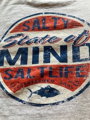 Set of 3 Men’s SS T-shirts, Size Small (Coastal Cotton, Salt Life, Gildan)