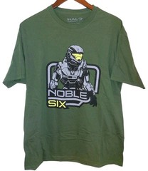 Halo Reach Loot Crate Army Green Noble Six Spartan-B312 Mens Large Shirt Rare