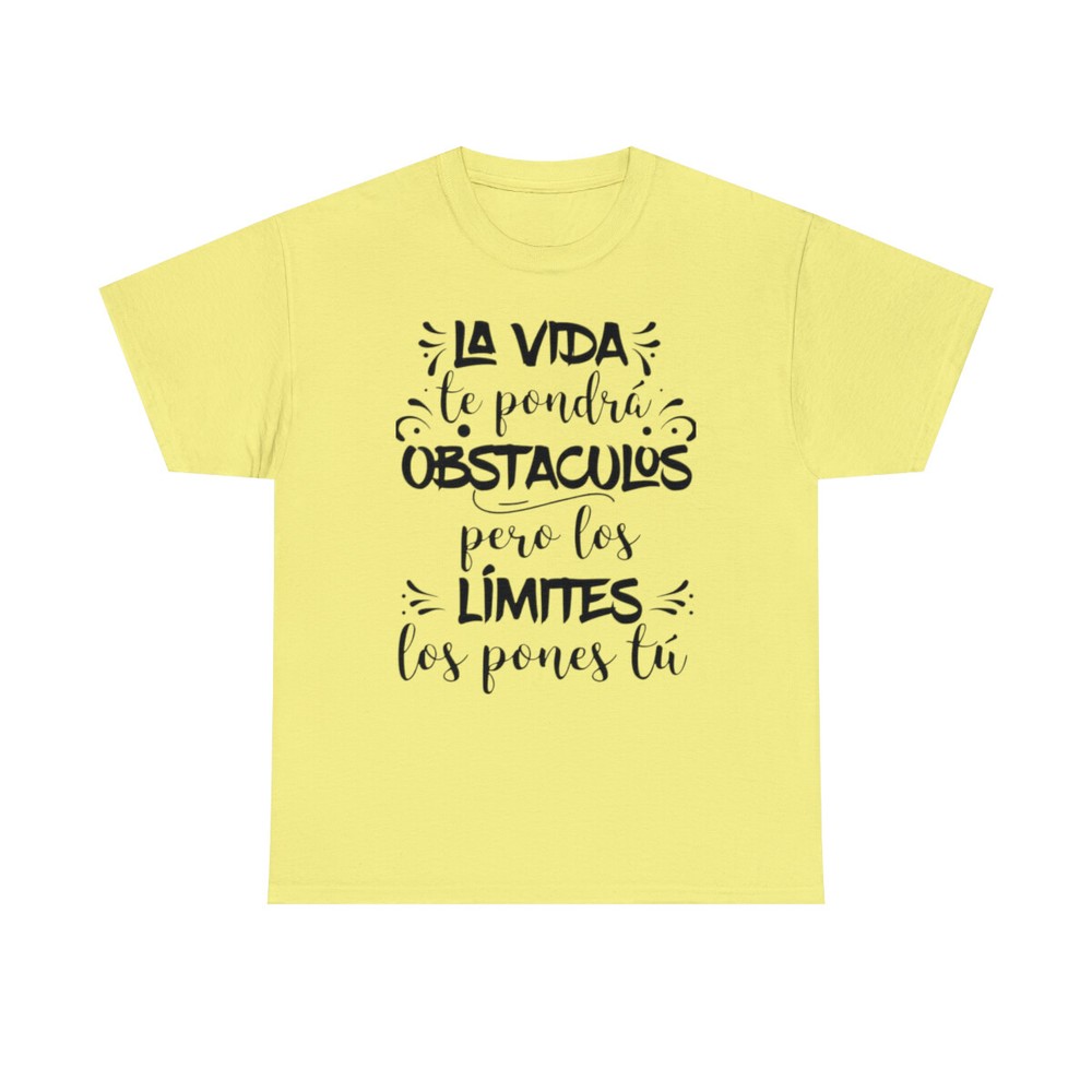 Unisex Heavy Cotton Tee – Inspiring Phrase, Trendy Graphic T-Shirt