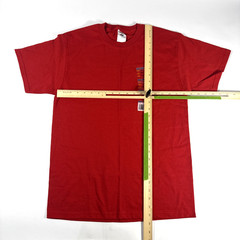 Jerzees Unisex Heavyweight Blend 50/50 Cotton/Poly T-shirt Medium Red