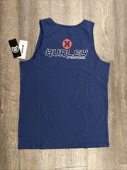 Hurley Everyday Tank Top Mens Size Small Navy Ultra Soft – NEW