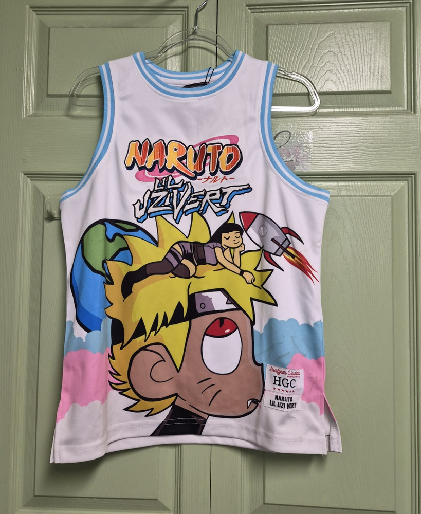 Headgear Classics Naruto x Lil Uzi Vert Uzumaki Sleeveless Jersey Tee L