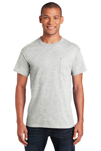Gildan Men’s Ultra Cotton/Poly Short Sleeve Tee Pocket Stylish T-Shirt – G230