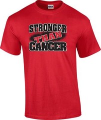 Stronger Than Cancer Inspirational Hopeful Awareness T-Shirt