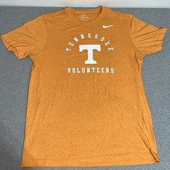 Nike Tennessee Volunteers Shirt Men’s Size Large Logo Swoosh Big T Logo Orange