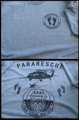 PARARESCUE “That Others May Live USAF Silk Screen T-Shirt 2XL Collectable/Morale