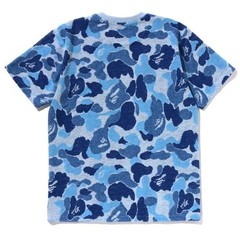 A BATHING APE Men’s ABC CAMO PILE JACQUARD ONE POINT TEE 1L30109005 b