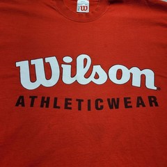 VTG 90s Wilson AthleticWear TShirt Red XXL Retro Classic Sports Streetwear Retro