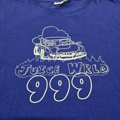 Size XL Men’s Juice Wrld 999 Car Graphic Tee Headgear Classics Purple T-Shirt