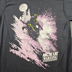Vintage Screen Stars Best Shirt Mens Medium Black Arctic Cat Warning Graphic 90s