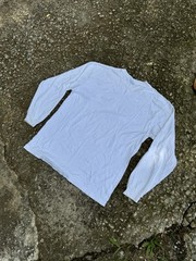 Vintage Y2K Ivy Crew Explorer Men’s White Graphic Print Long Sleeve T-Shirt M