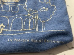 Stanley/Stella La Pedrera Gaudi Casa Mila Barcelona Tee Blue US L Organic Cotton