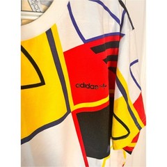 Adidas T-Shirt Men’s XL Originals Logo Play Trefoil Short Sleeve Geometric