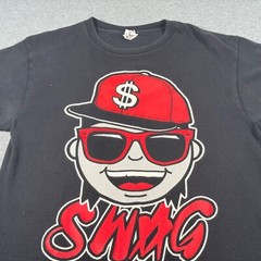 Swag Shirt Adult Medium Black Hip Hop Money Dance Mens